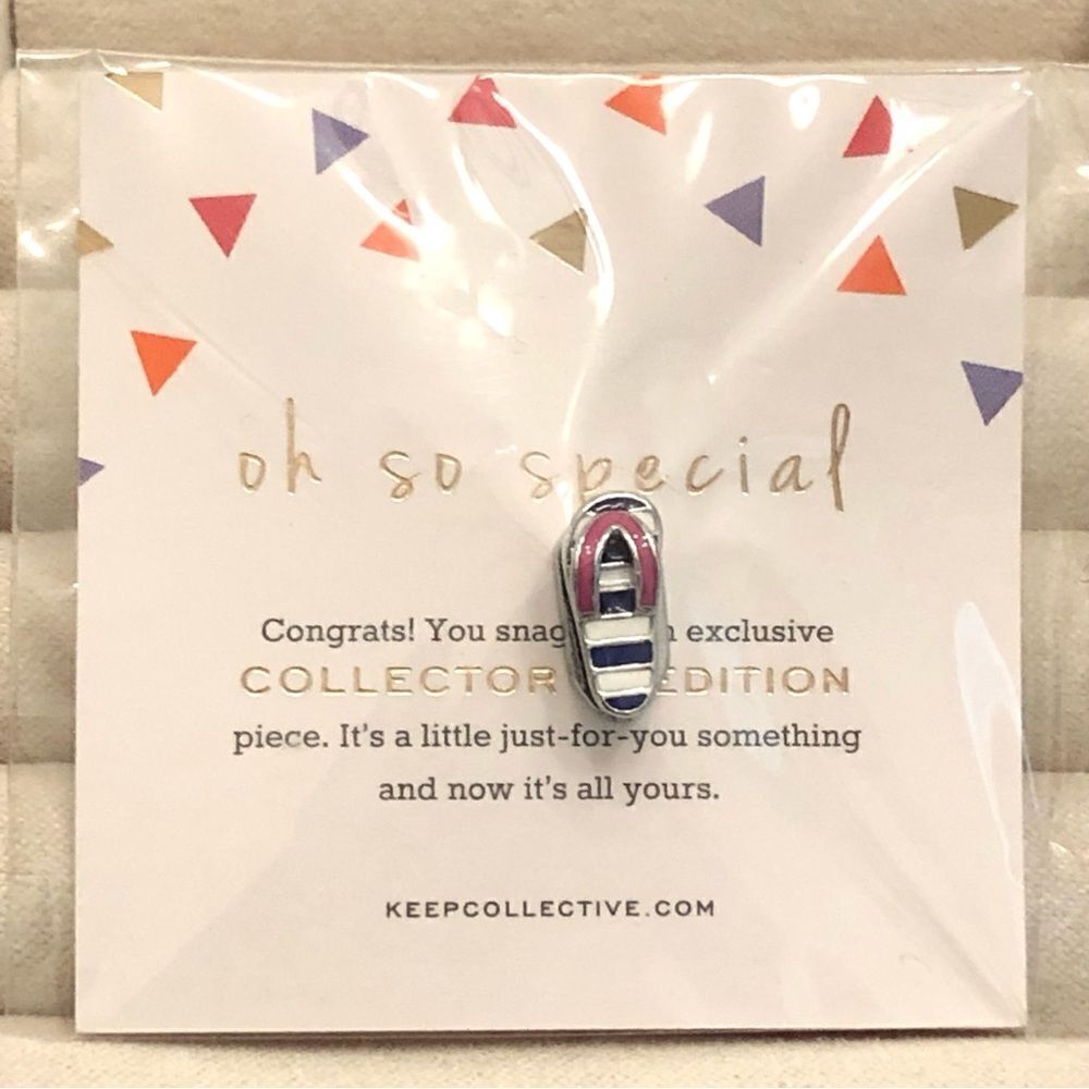 KEEP Collective | Stripe Flip Flop - Collector’s Edition | Silver